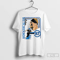 Classic Aidan Hutchinson Detroit Lions Football Collage Frame Number 97 Signature T Shirts