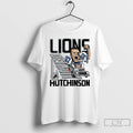 Classic Aidan Hutchinson Racer Caricature Detroit Lions T Shirts