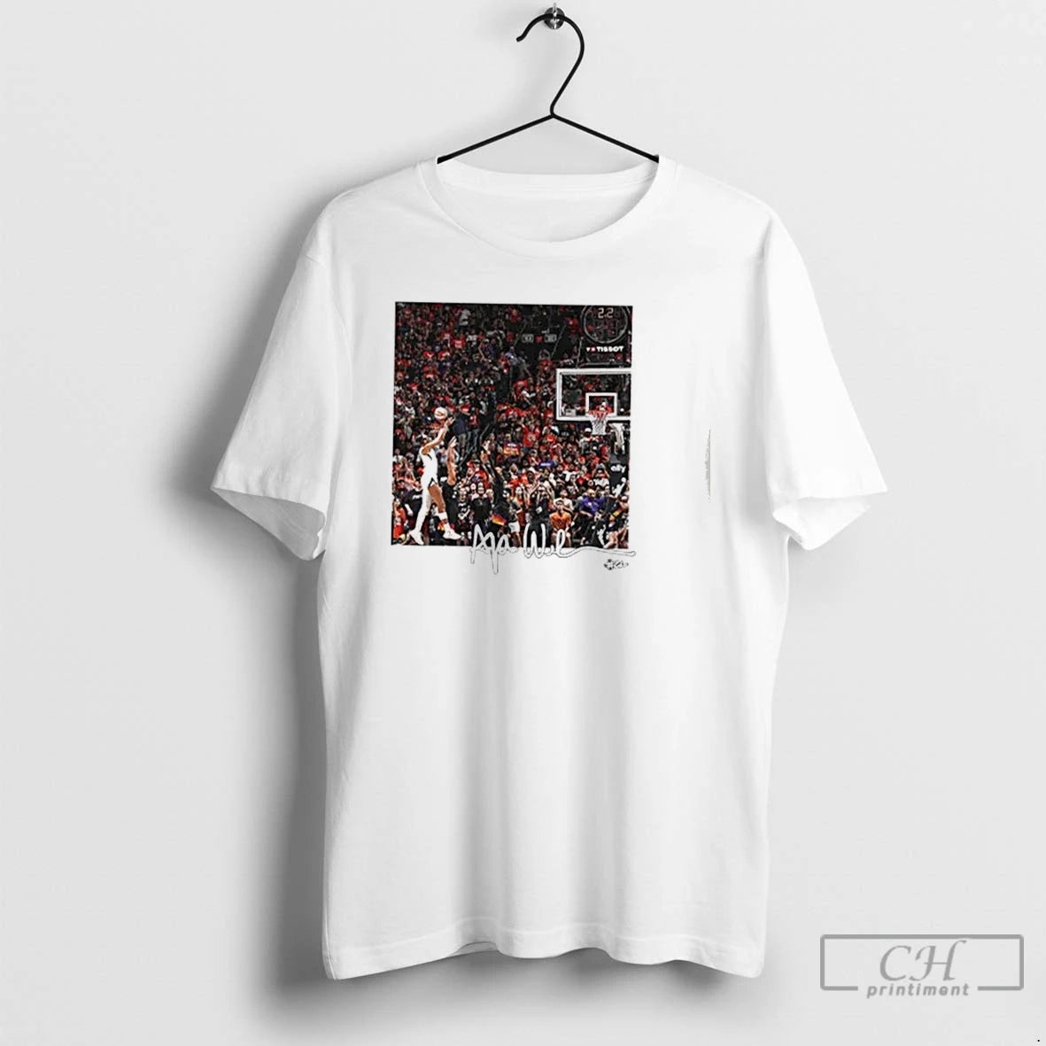 Classic Aja Wilson Las Vegas Aces Photo Signature T Shirts