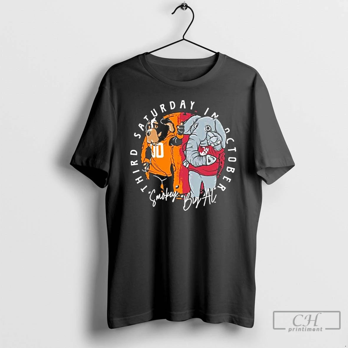 Classic Alabama Vs Tennessee 2025 3rd Saturday In October Mascot T Shirts