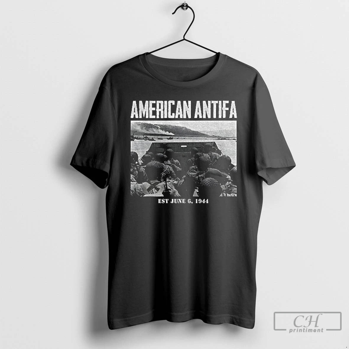 Classic American Antifa Est June 6th 1944 T Shirts
