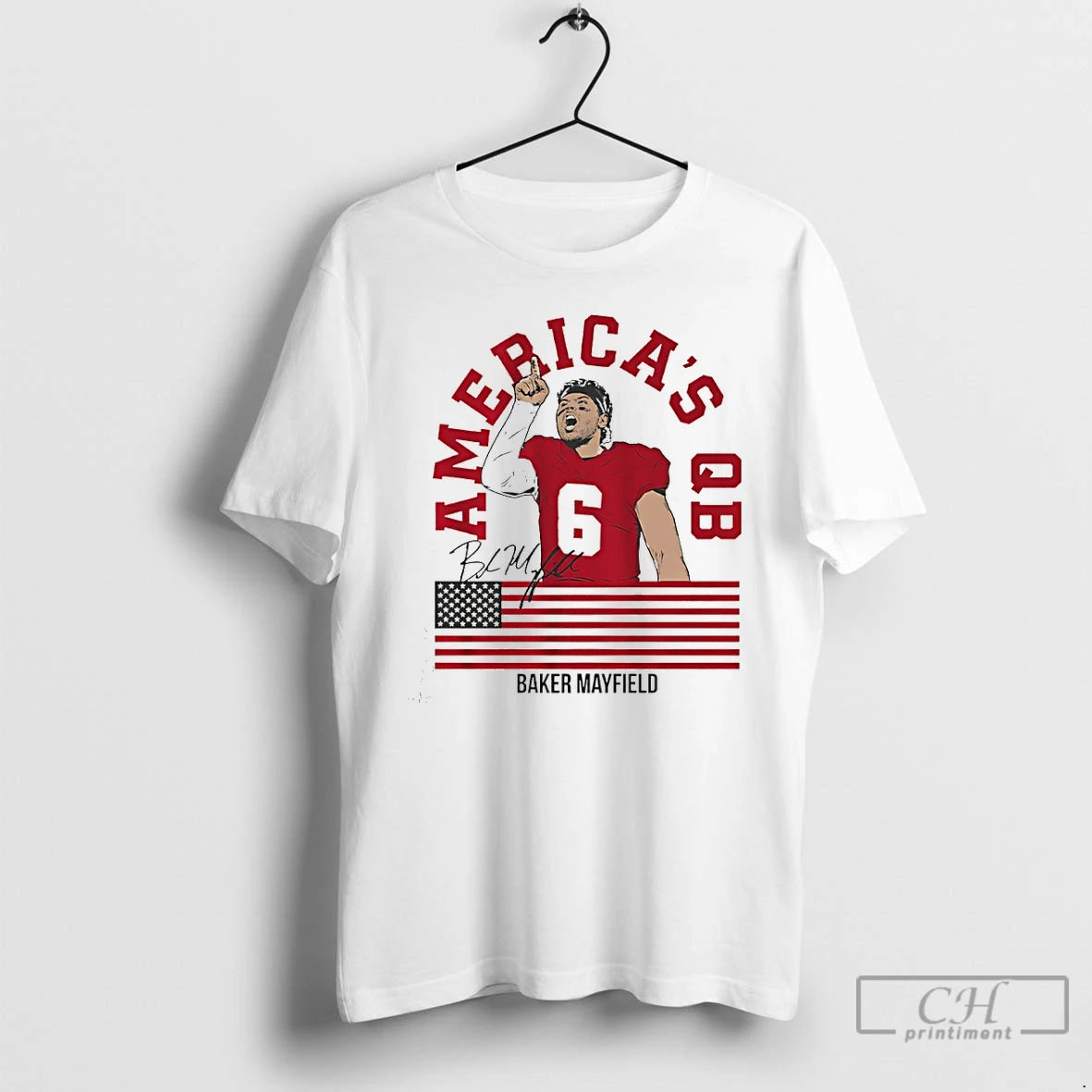 Classic Americas Qb Baker Mayfield Tampa Bay Buccaneers Signature T Shirts