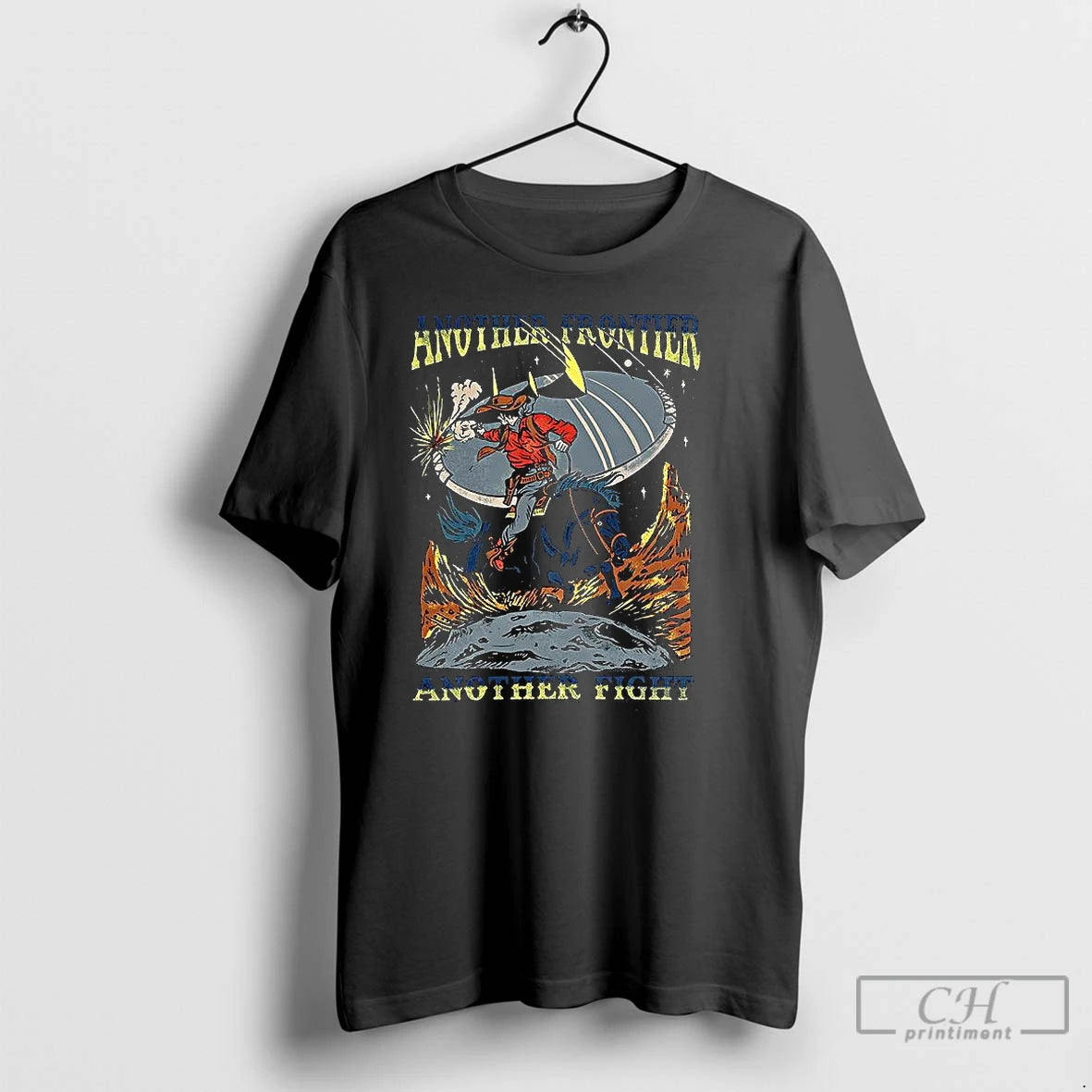 Classic Another Frontier Another Fight Cowboys Attack Ufo Wild West And Science Fiction Comic