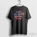 Classic Anti Socialist Social Club American Flag T Shirts