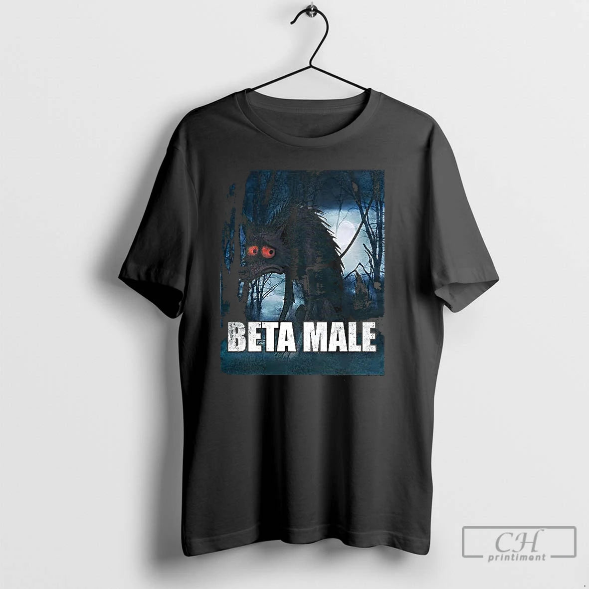 Classic Beta Wolf Male Meme T Shirts