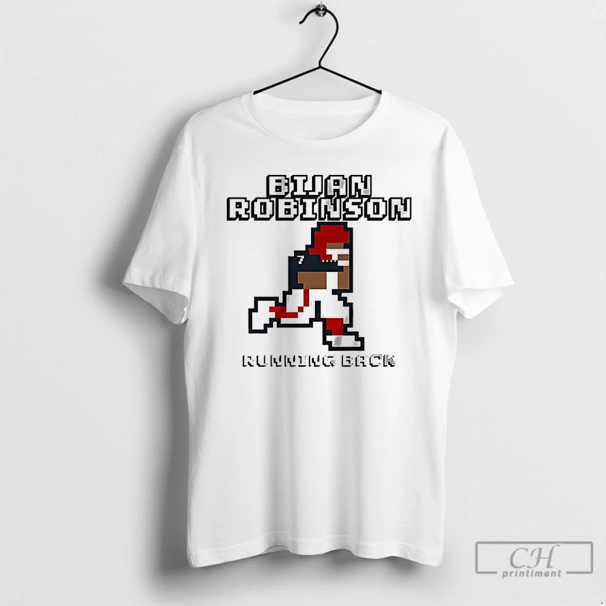 Classic Bijan Robinson Atlanta Falcons Football Running Back Retro Baller T Shirts
