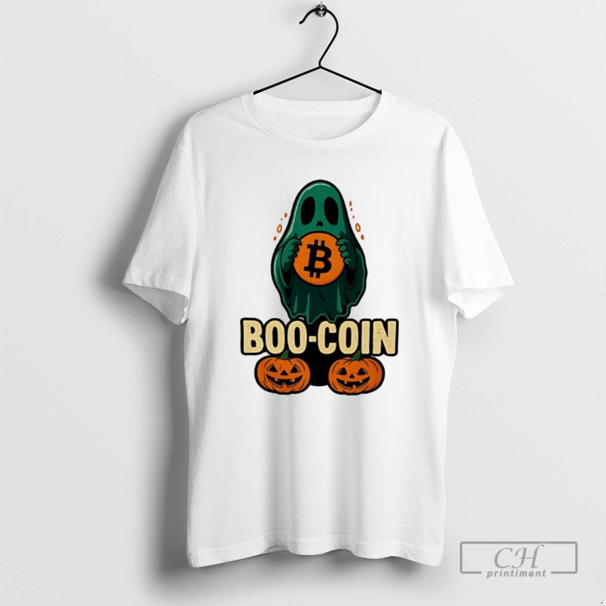 Classic Bitcoin Halloween Ghost Shirt Sweater