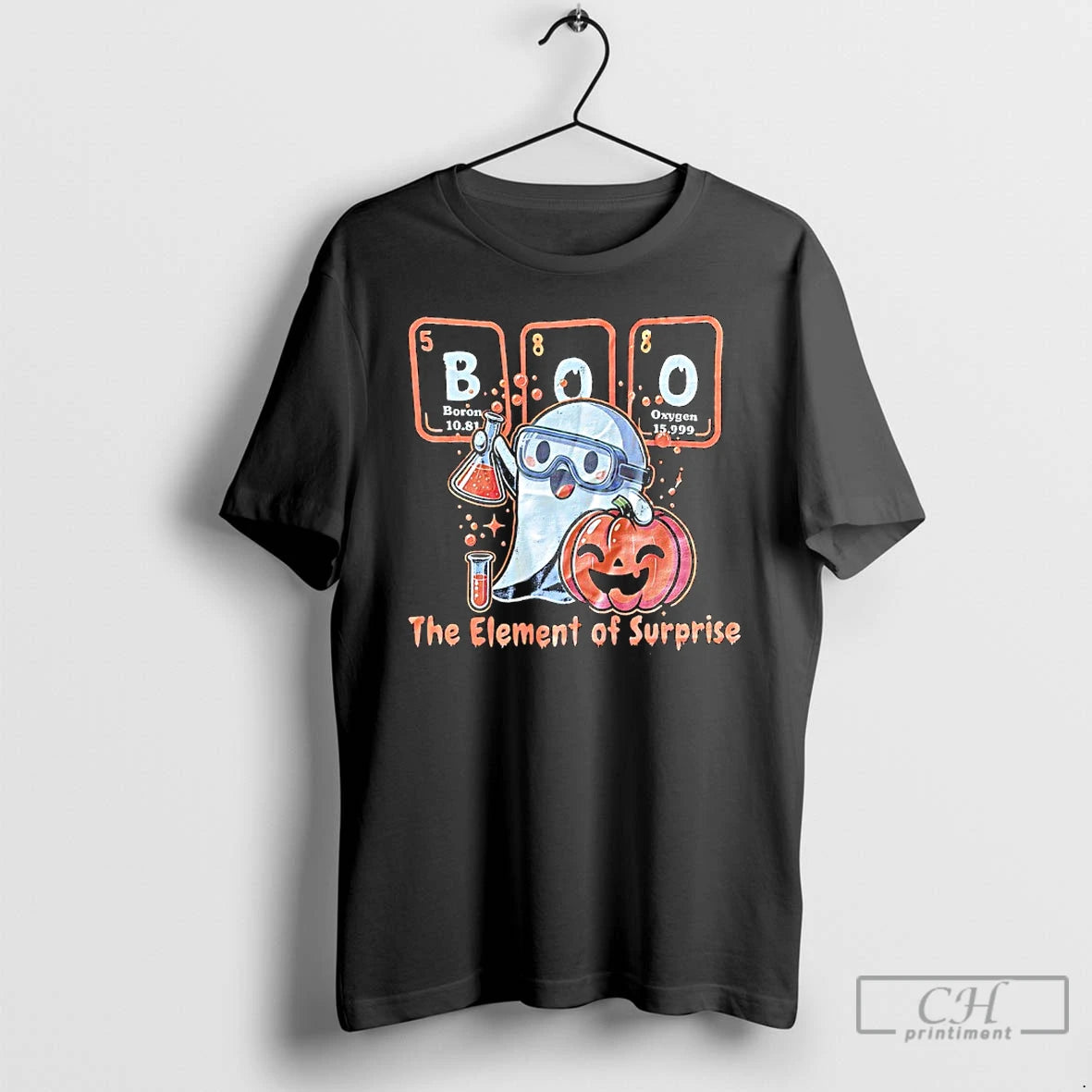 Classic Boo The Element Of Surprise Halloween T Shirts