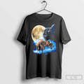 Classic Buffalo Wolfpack Under Moon T Shirts
