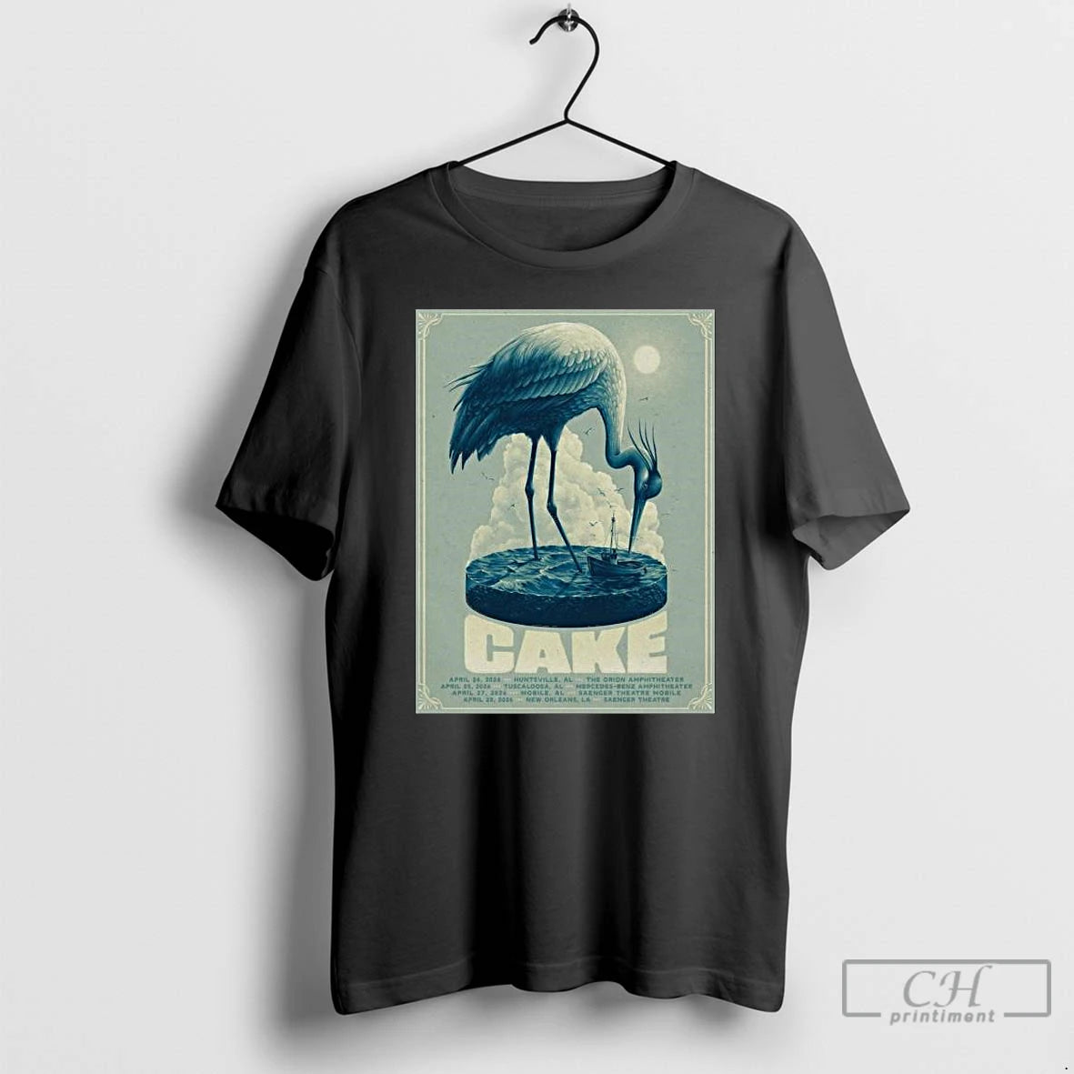 Classic Cake Band Show Alabama Louisiana April 2026 Long Sleve T Shirts