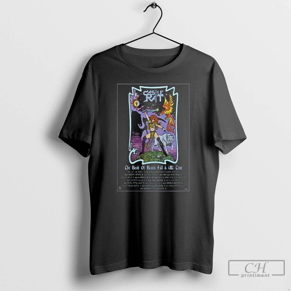 Classic Castle Rat The Book Of Beasts 2025 Eu Uk Tour T Shirts
