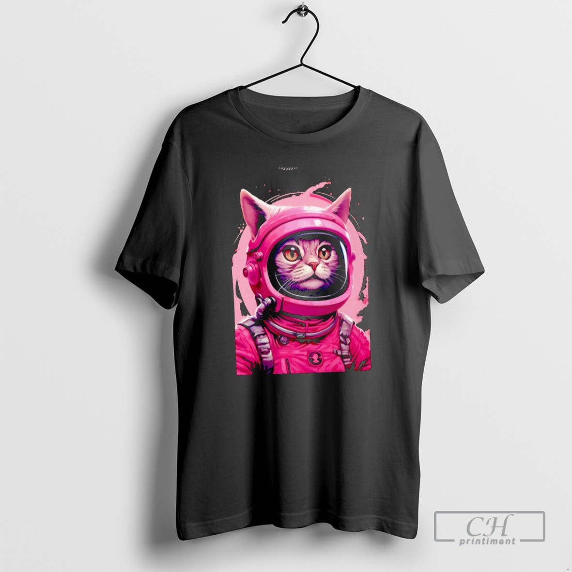 Classic Cat Astronaut Pinky Shirt Sweater