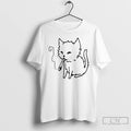 Classic Cat Smoking Art T Shirts