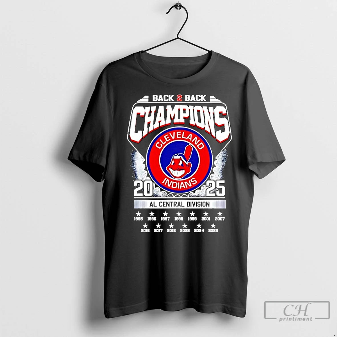 Classic Cleveland Indians Back 2 Back Champions Al Central Division 2025
