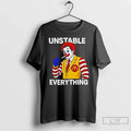 Classic Clown Mcdonalds Smoking Unstable Everything T Shirts
