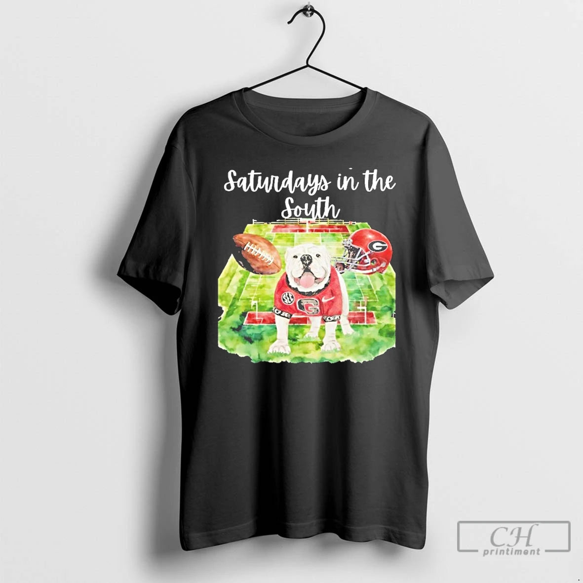 Classic College Gameday 2025 Georgia Bulldogs Saturdays In The South T Shirts