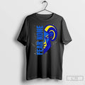 Classic East Coast Rams Fear None Logo T Shirs Sweater