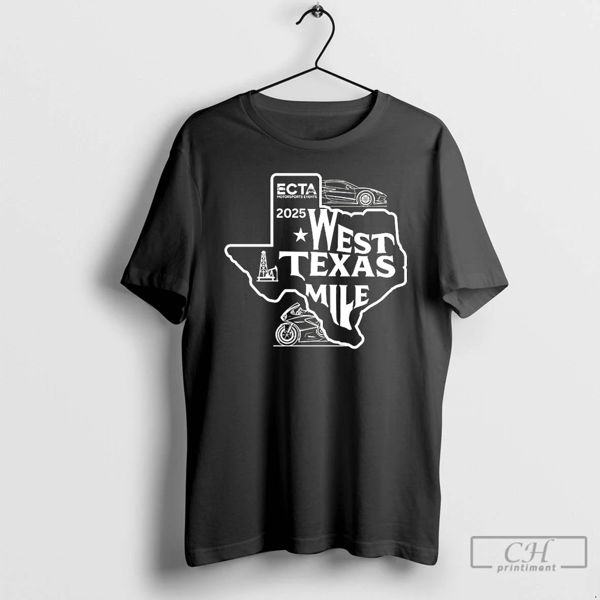 Classic Ecta Motorsports Events 2025 West Texas Mile T Shirts