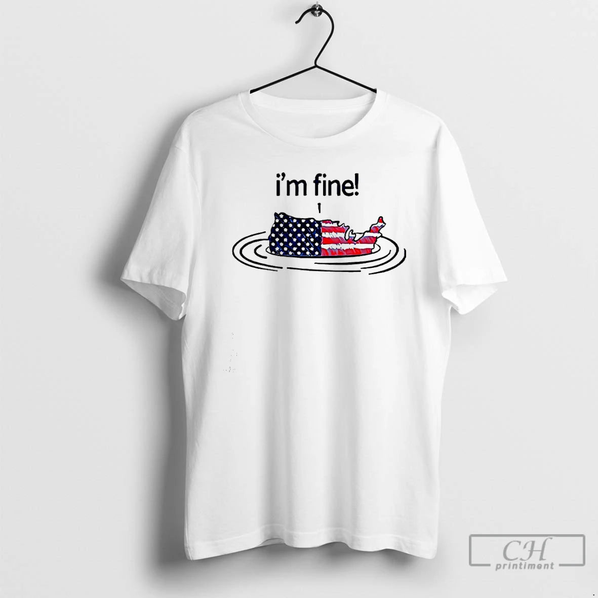 Classic Fdt Im Fine Drowning 4th Of July T Shirts
