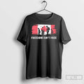 Classic Freedom Isnt Free Canada Flag T Shirts