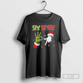 Classic Grinch And Santa Hands Six Seven Christmas 2025 Shirt Sweater