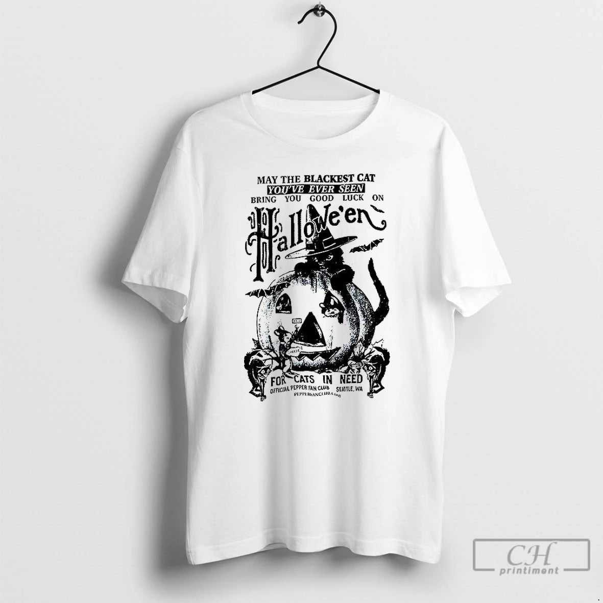 Classic Halloween May The Blackest Cat T Shirts
