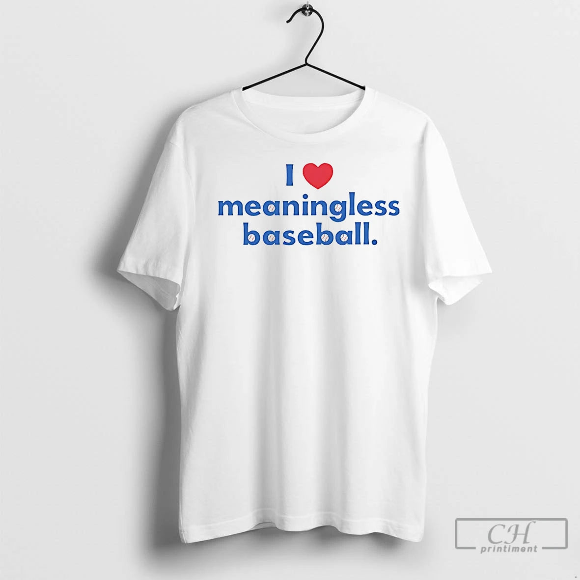 Classic I Love Meaningless Baseball