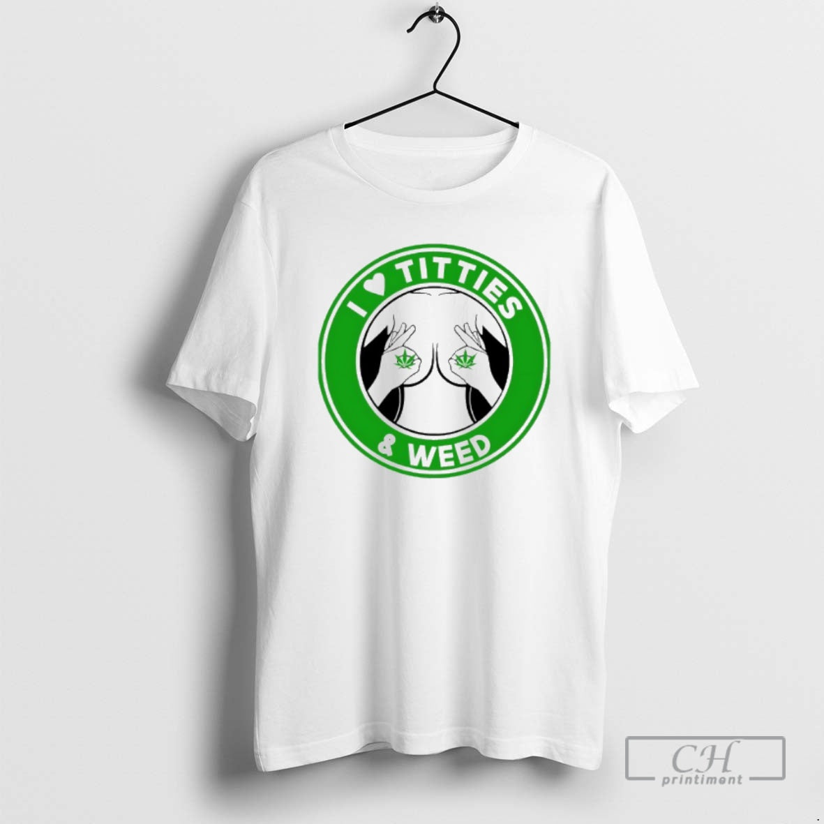 Classic I Love Tities And Weed Shirt Sweater