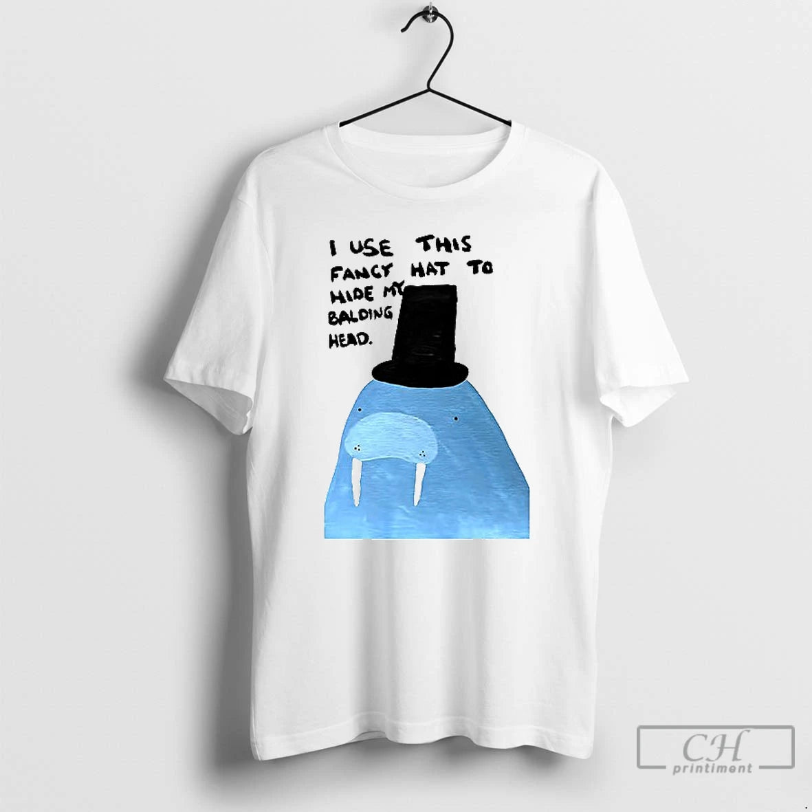 Classic I Use This Fancy Hat To Hide My Balding Head T Shirt