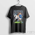 Classic Indianapolis Colts Football Skeleton Player With Horse Graphic T Shirts