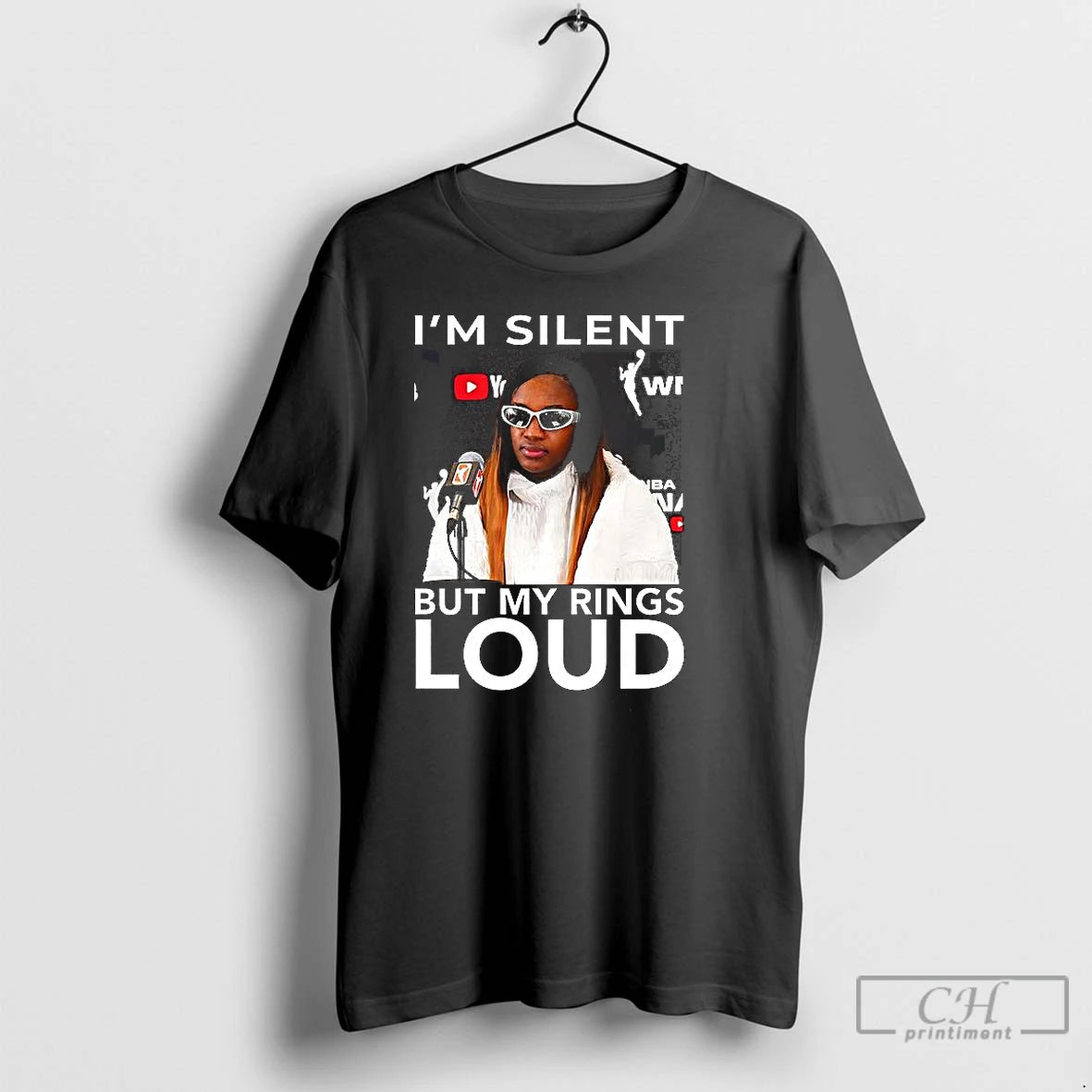 Classic Jackie Young Im Silent But My Ring Loud T Shirts