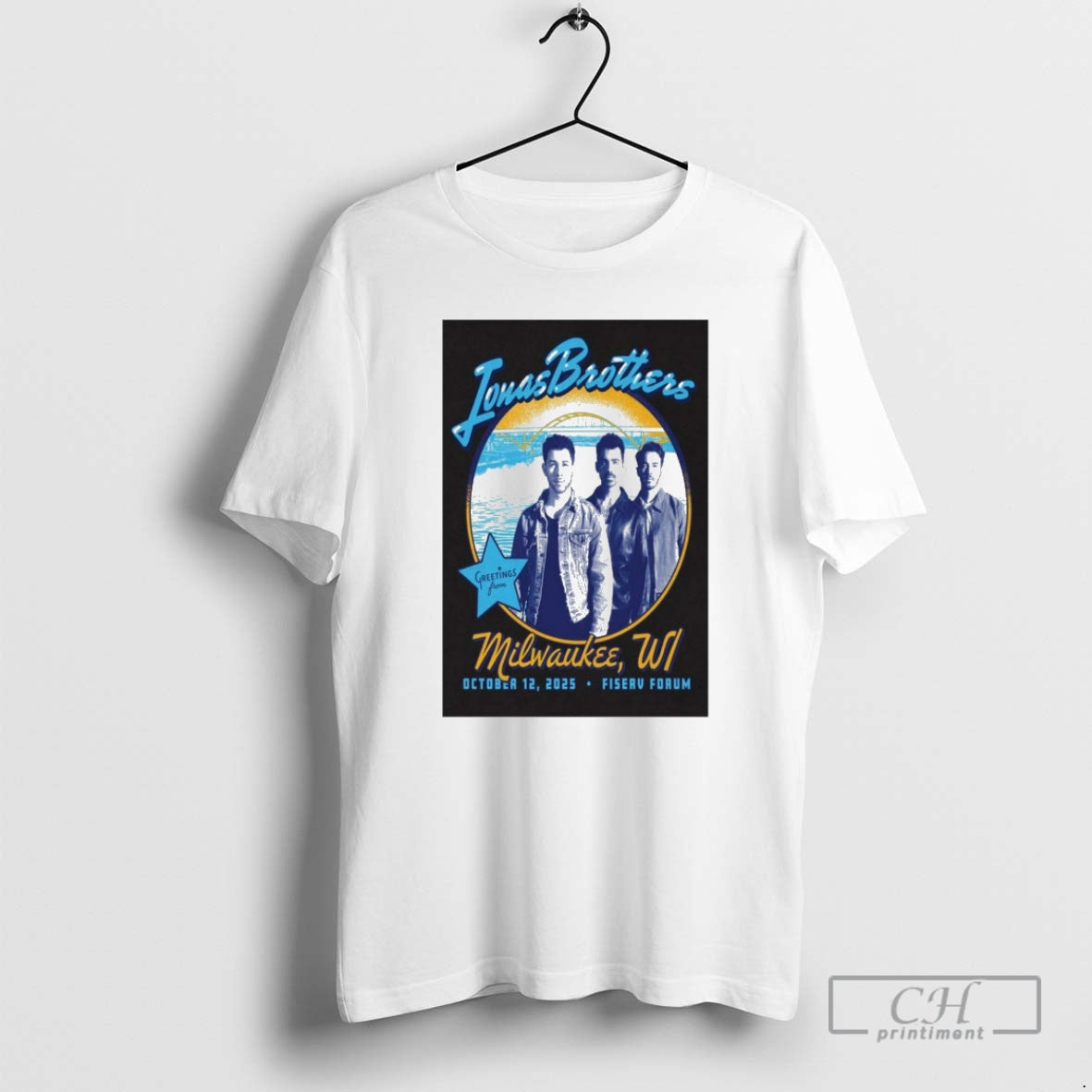 Classic Jonas Brothers October 12 2025 Fiserv Forum Milwaukee Wi Shirt Sweater