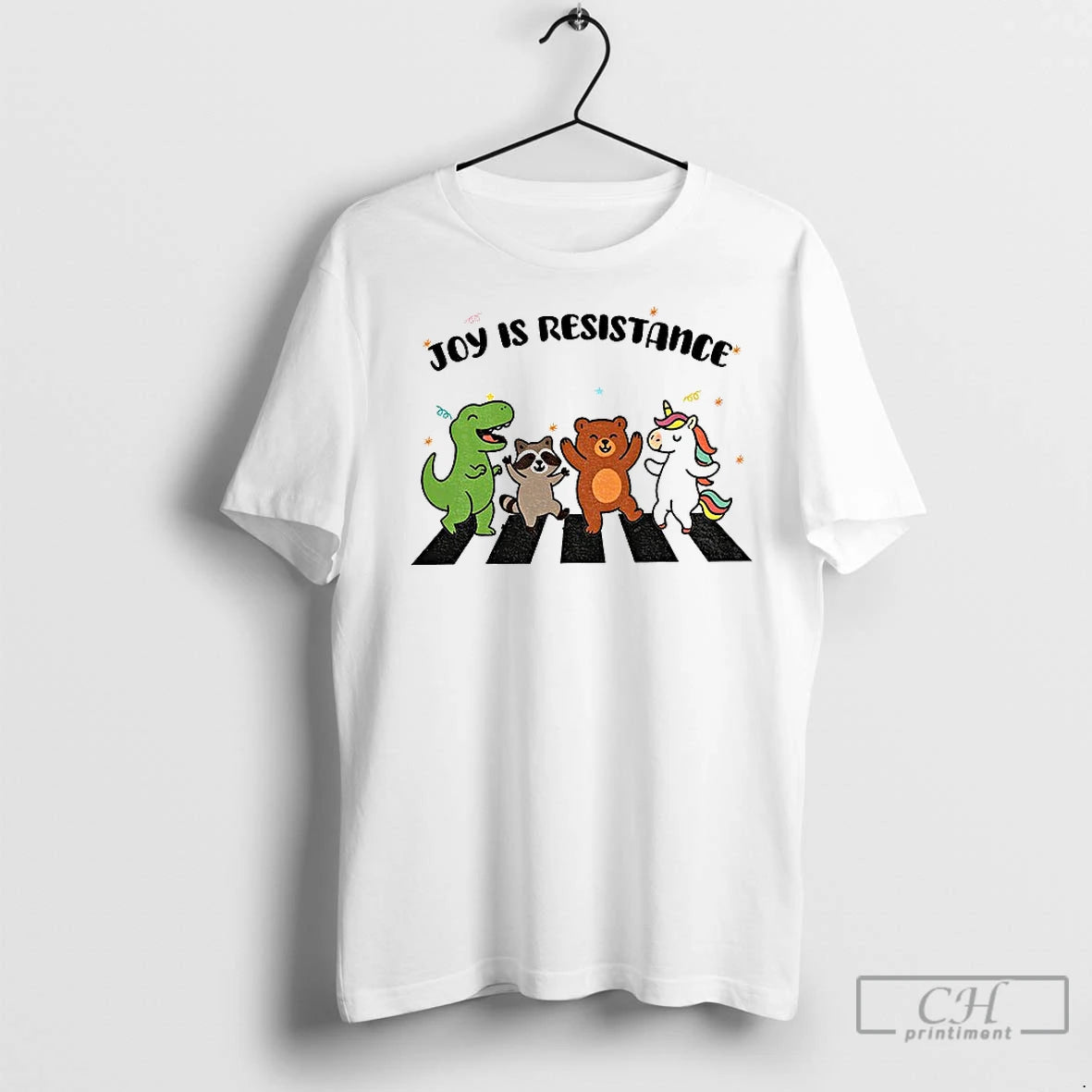 Classic Joy Is Resistance Animal Dancing Portland Frog Abolish Ice
