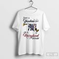 Classic Just A New York Yankees Girl In A Maryland World T Shirts