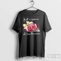 Classic Just A Woman Who Loves Tampa Bay Buccaneers Gold Bow Helmet T Shirts
