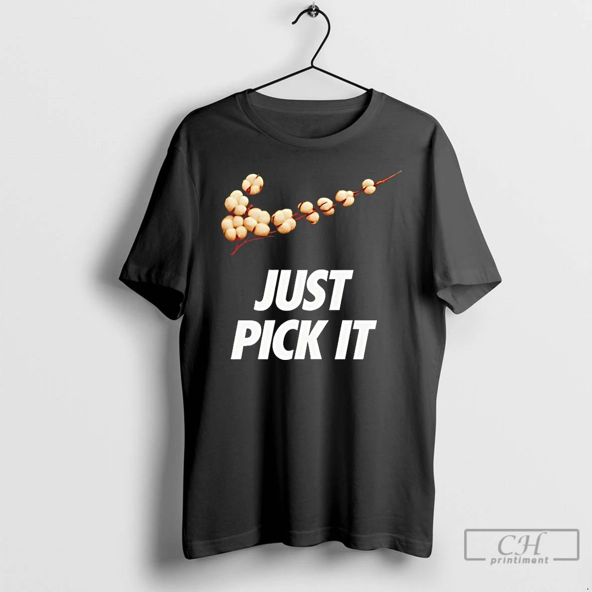 Classic Just Pick It Logo Funny T Shirts