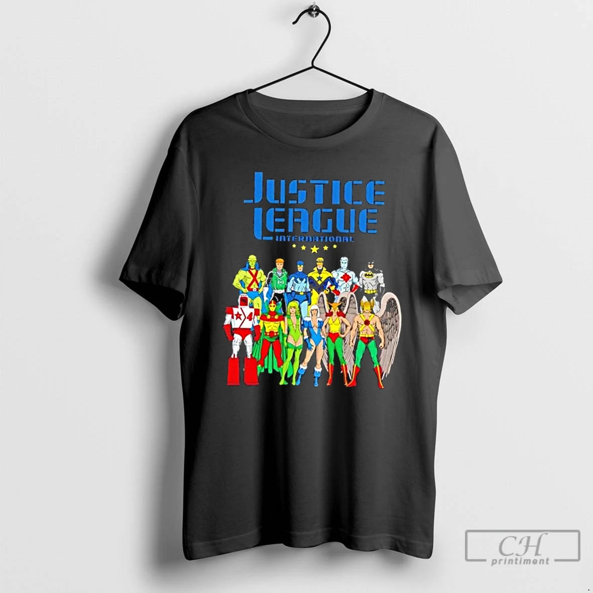 Classic Justice League International Superheroes T Shirts