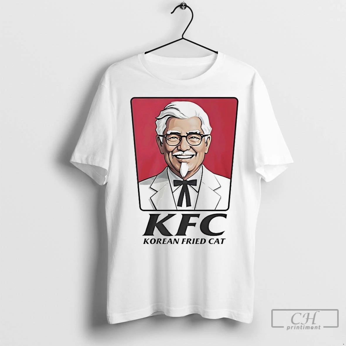 Classic Kfc Korean Fried Cat Logo
