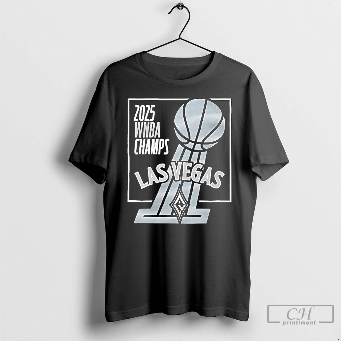 Classic Las Vegas Aces 2025 Wnba Champs Trophy T Shirts