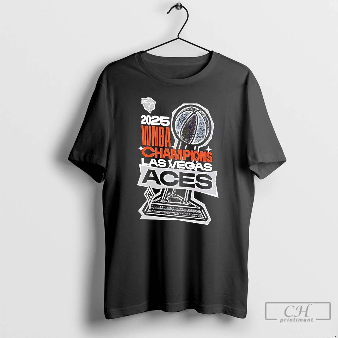 Classic Las Vegas Aces 2025 Wnba Finals Champions Trophy T Shirts