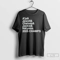 Classic Las Vegas Aces Aja Jewell Chelsea Jackie Nalyssa 2025 Champs T Shirts