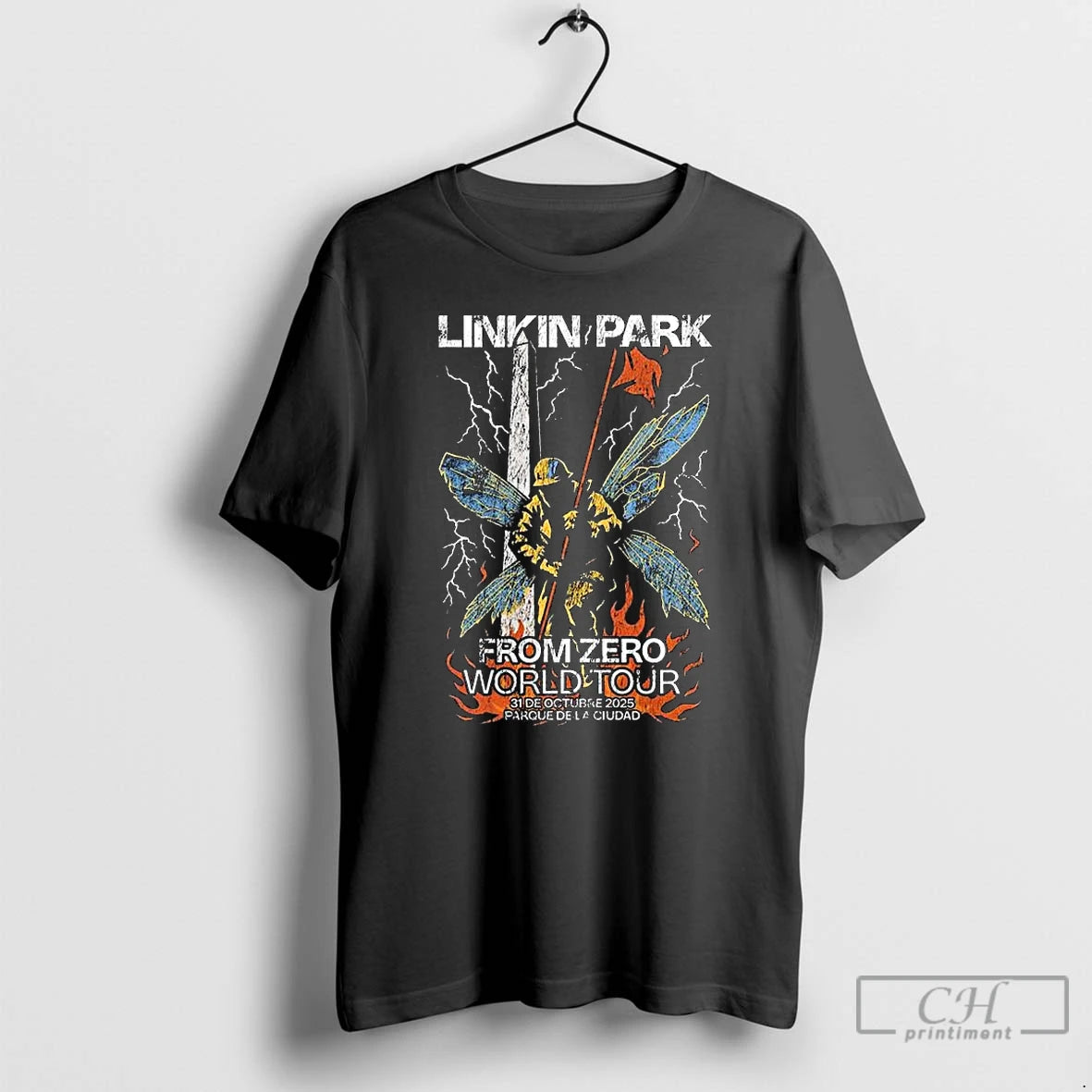 Classic Linkin Park From Zero World Tour Buenos Aires Argentina Merch At Parque De La