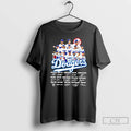 Classic Los Angeles Dodgers Shohei Ohtani And All Players Signatures T Shirts