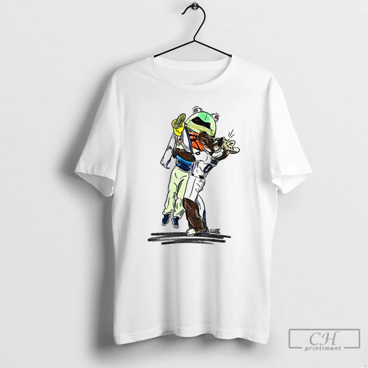 Classic Mariner Moose Hug Humpy Salmon Seattle Mariners Mlb Baseball 2025 T Shirts