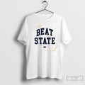 Classic Michigan Wolverines Paul Bunyan Rivalry Beat State Map T Shirts