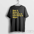 Classic Milwaukee Brewers Beer Brats Pancakes Friendship Magic T Shirts
