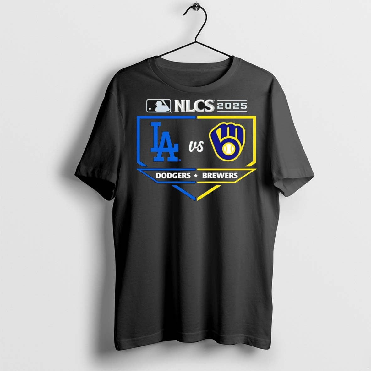 Classic Milwaukee Brewers Vs Los Angeles Dodgers 2025 Nlcs Matchup T Shirts