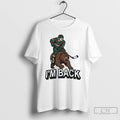 Classic Minnesota Wild Hockey Player And Bear Im Back T Shirts