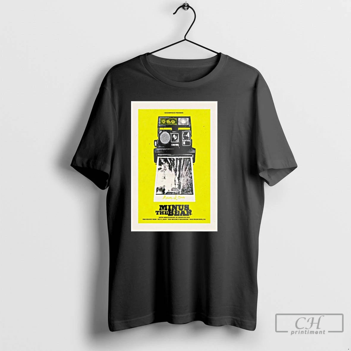Classic Minus The Bear October 7 2025 San Francisco T Shirts