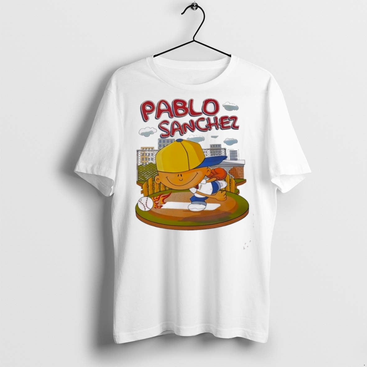 Classic Pablo Sanchez 2025 Baseball Cartoon T Shirts